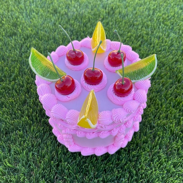Cherry Lemonade Cake Jewelry Box