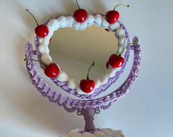 Lavender Heart Cake / Mirror