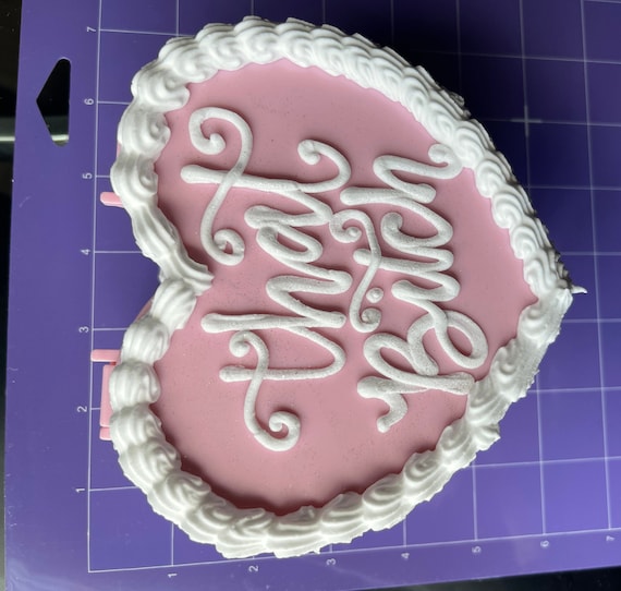 Heart Cake Jewelry Box: Pink Decorative Accessory Holder - Etsy Canada