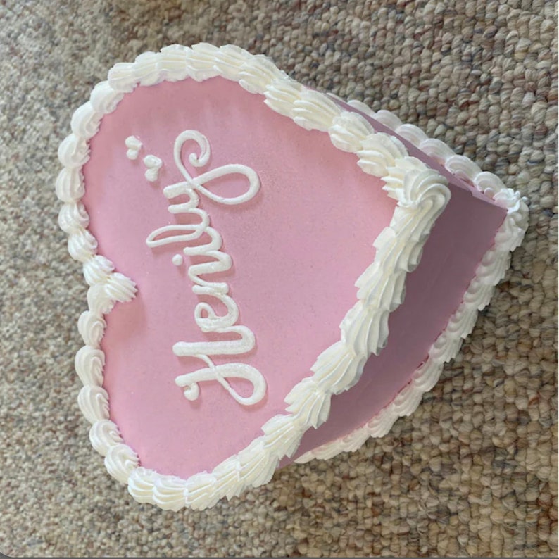 Heart Shaped Fake Cake Box / Hot & Smart Graduation Cake / Customizable Heart Cake Box image 5