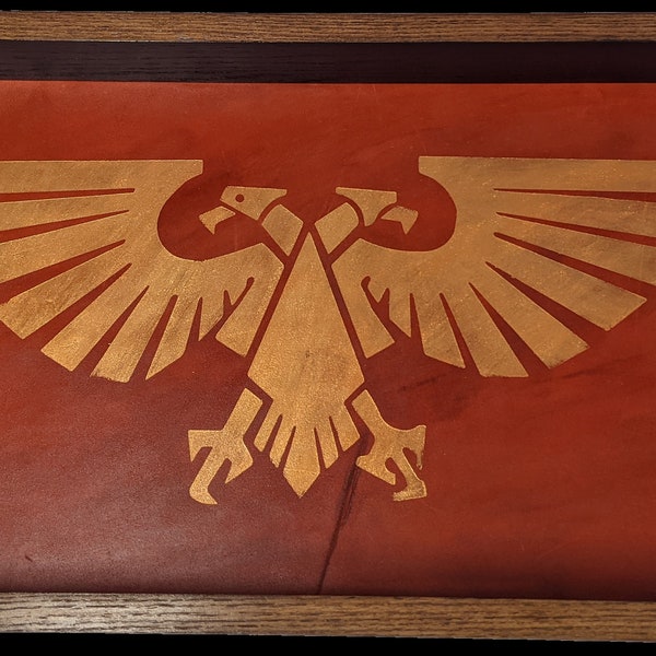 Custom 24" by 12" with Tall Sides Handmade Wood Oak Leather Dice Tray Dnd Warhammer 40K Critical Role Personalized DnD DM Gift Gamer Gift