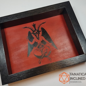 Red Elemental Pentacle Pagan Handmade Oak Wood Leather Dice EDC Valet Tray Dnd D20 D/&D Critical Role Pathfinder Witchcraft Free Shipping!