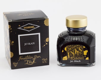 Inchiostro per penna stilografica Diamine 80ml / Marroni / Grigi / Neri /