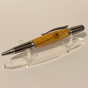 De Dark Hedges Pen! (The Kingsroad) | Zilveren Gunmetal Twist Balpen | Sierra (Cierra) Stijl | Handgemaakte houten pen