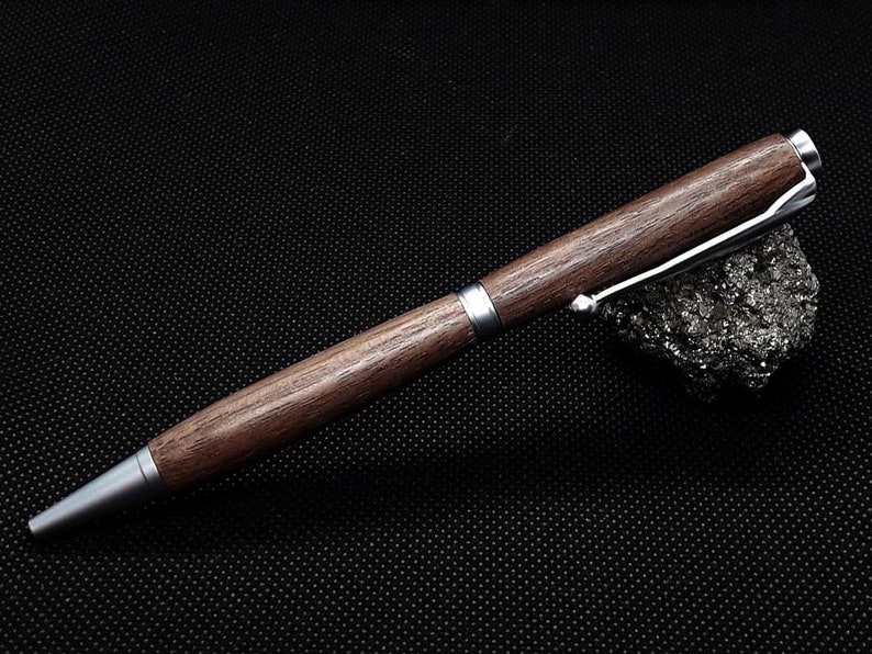 Real Wood Pen /& Pencil Set Click Pencil Hand Turned Twist Pen
