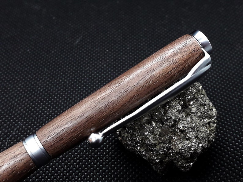 Real Wood Pen /& Pencil Set Click Pencil Hand Turned Twist Pen