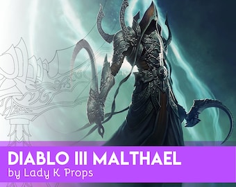 Malthael Sickle Diablo III Reaper of Souls Heroes of the Storm Cosplay PDF Blueprint Pattern