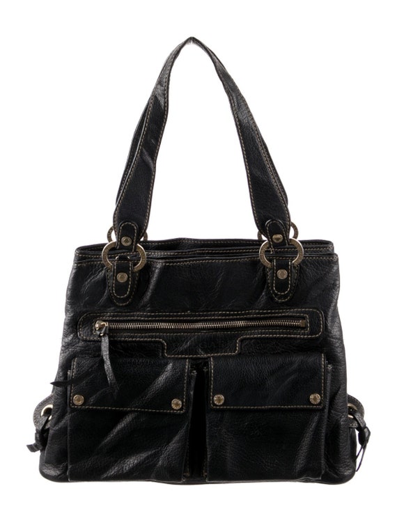 Authentic vintage BVLGARI Leather Shoulder Bag