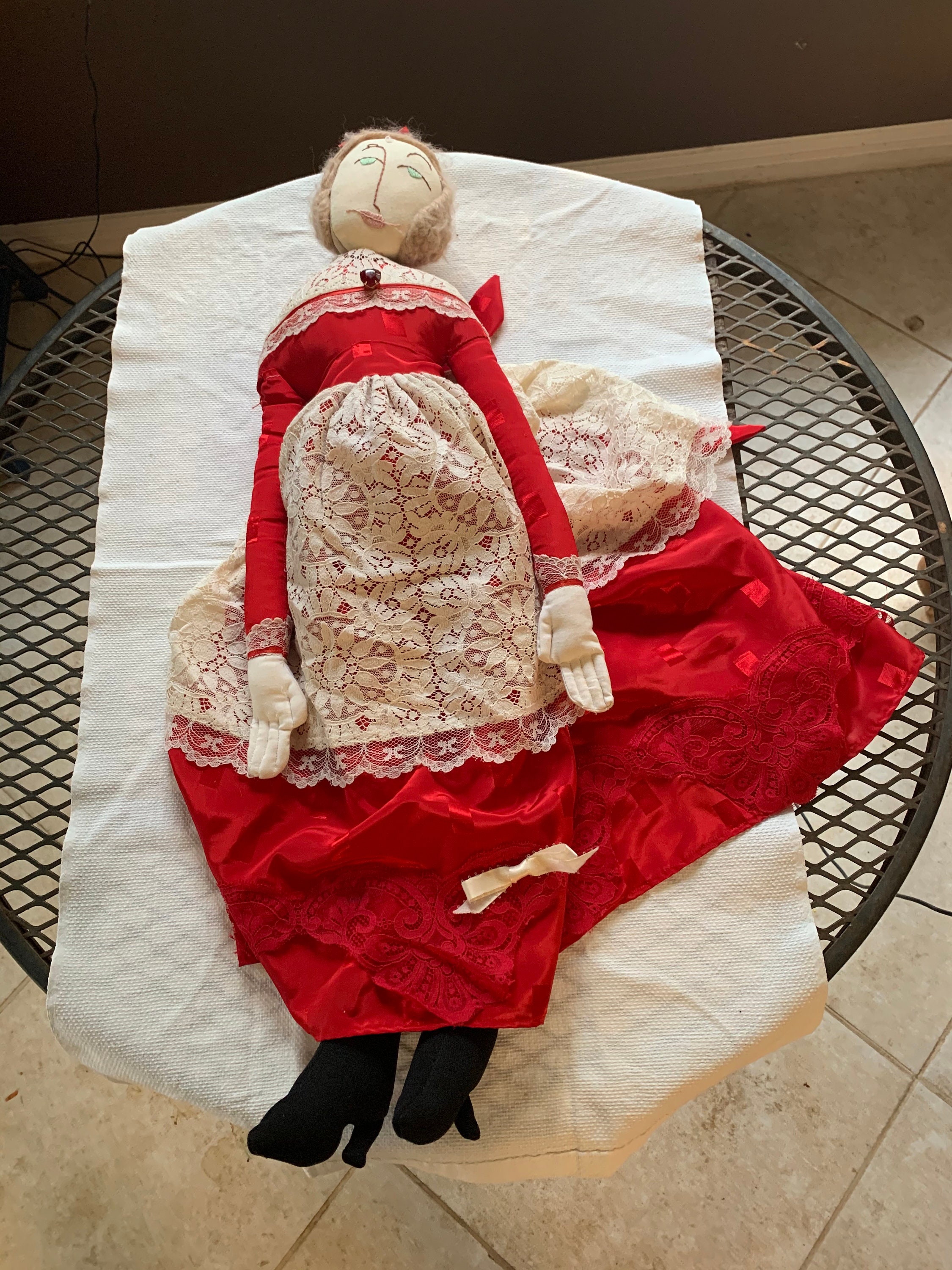 Vintage Rag doll Etsy