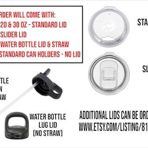 Polar Camel *REPLACEMENT LID* ONLY Standard Lid, Slider Lid, Water Bottle Lid with Straw or Lug for 12 oz, 16 oz, 20 oz, 22 oz, 30 oz, 32 oz