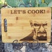 Let's Cook, Breaking Bad Cutting Board With Walter White, Laser ...