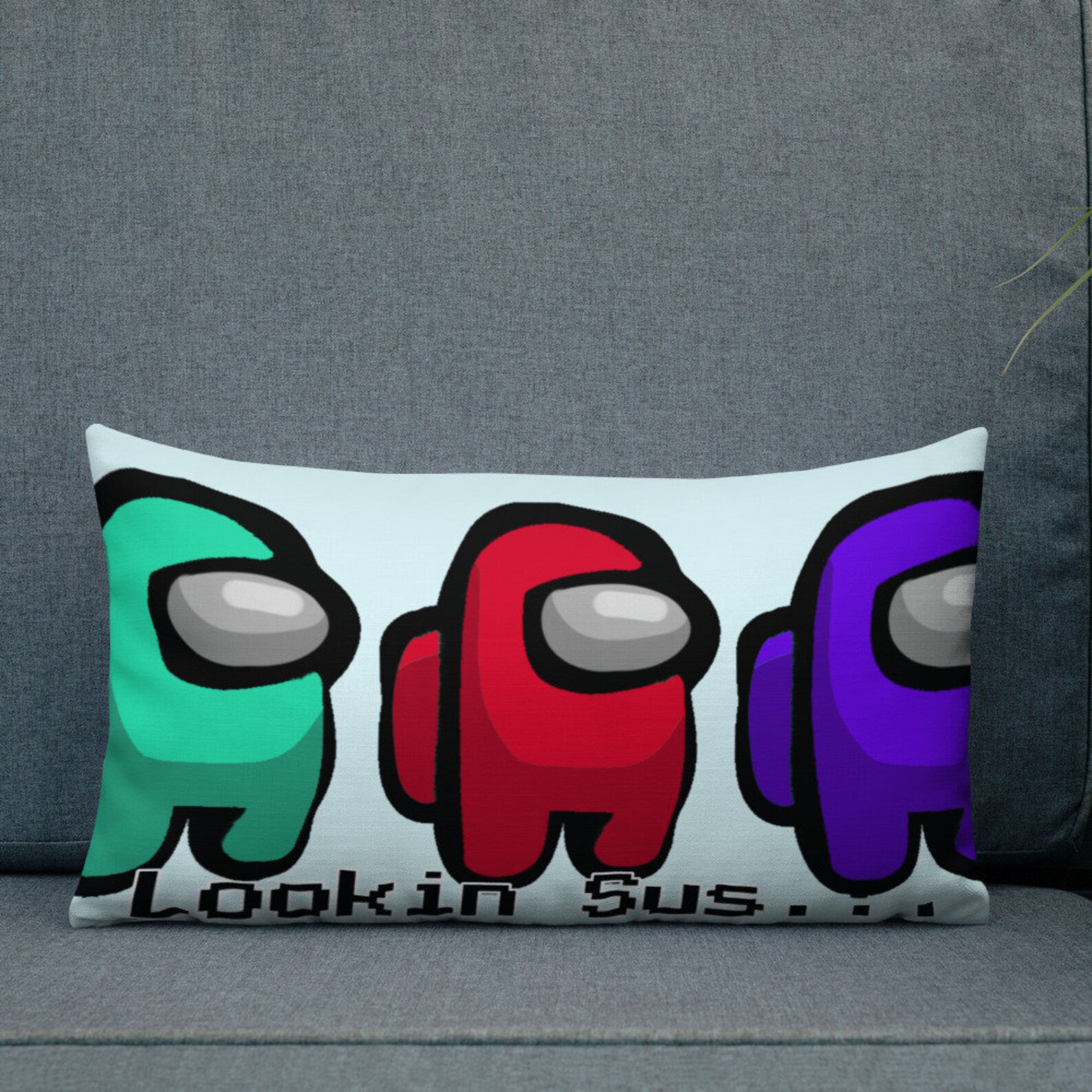 Among Us Pillow Kids Among Us Pillow Cute Kids Bedding Etsy