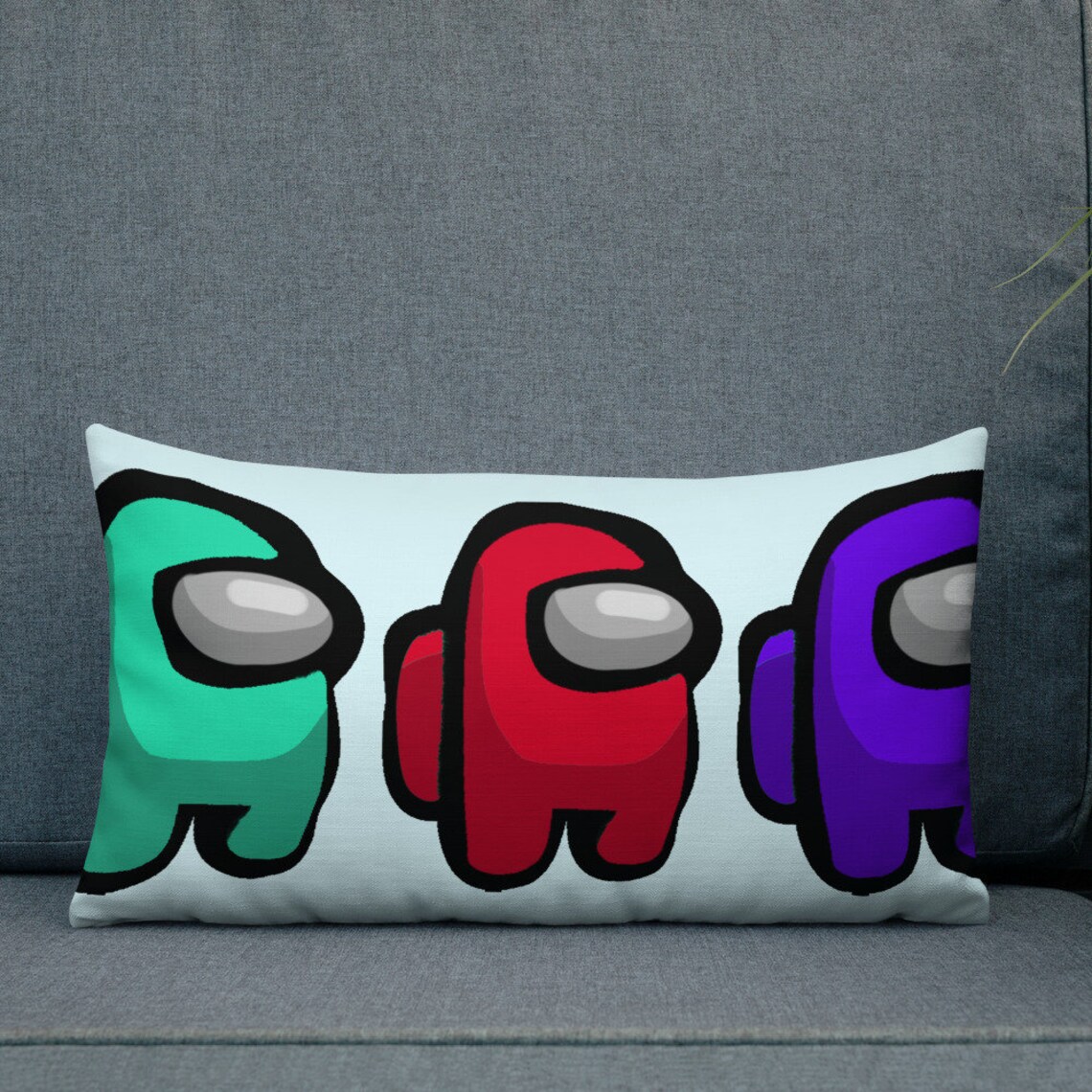 Among Us Pillow Kids Among Us Pillow Cute Kids Bedding | Etsy