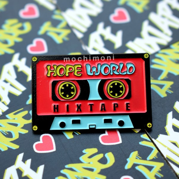 ORIGINAL "Hope World" Hixtape Enamel Pin | mochimoni