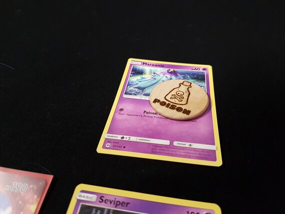 Pokemon Status Effect Markers Tokens