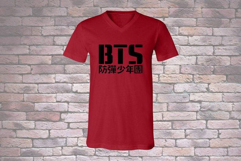 Best Of Bts V Red Shirt Beatriz T Shirt - enough roblox womens v neck t shirt customon