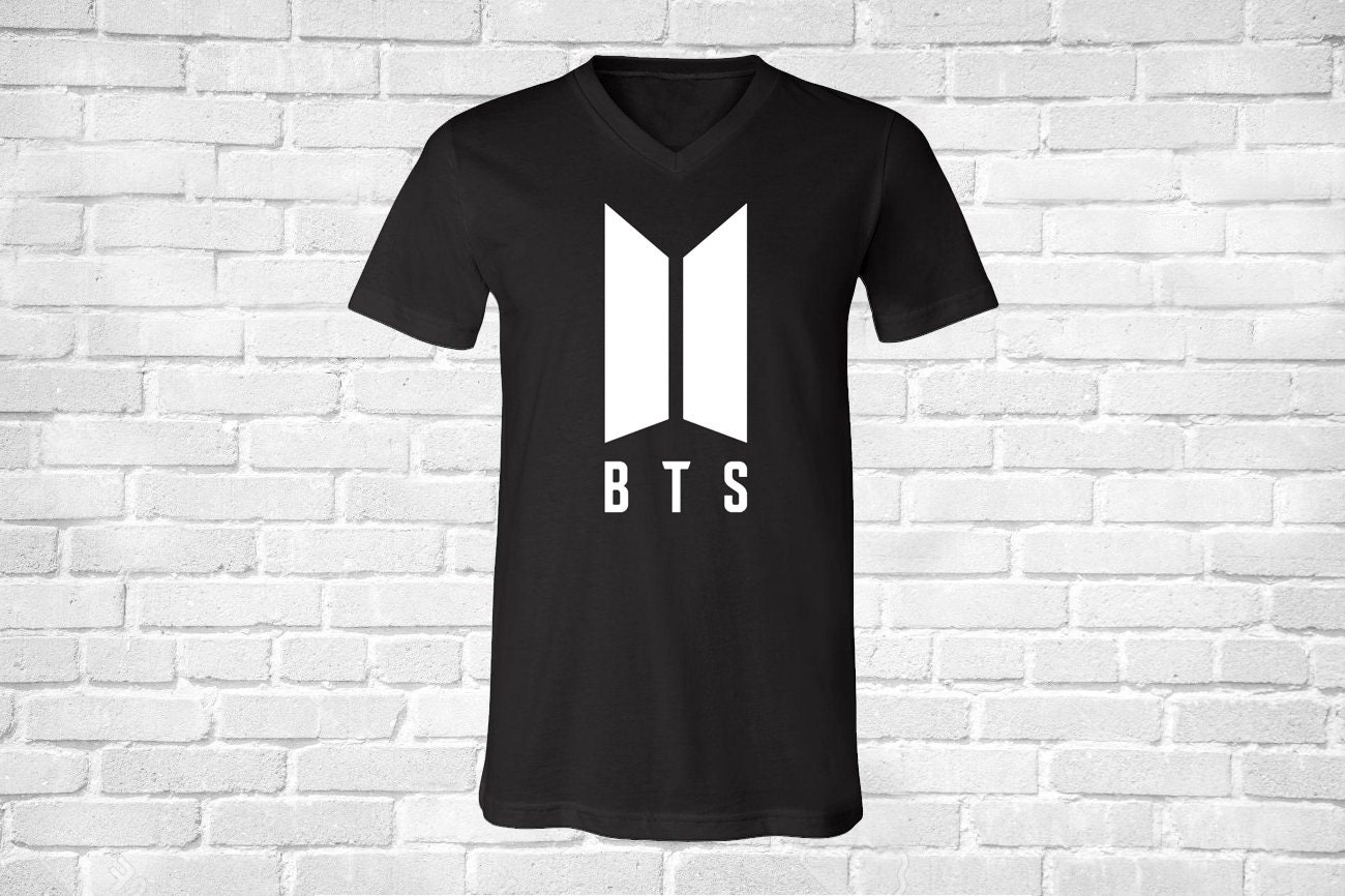 BTS V-Neck T Shirt / Bangtan Boys Kpop T-Shirts / Men's | Etsy