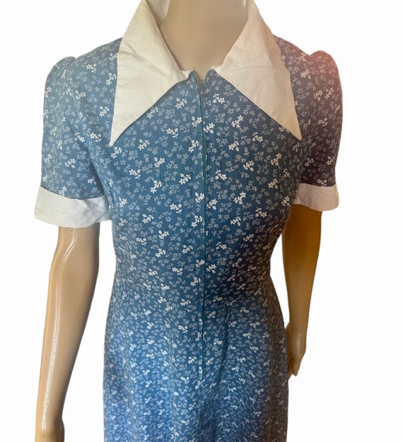 Original 60s dagger collar dress - Devonshire Lady - image 3