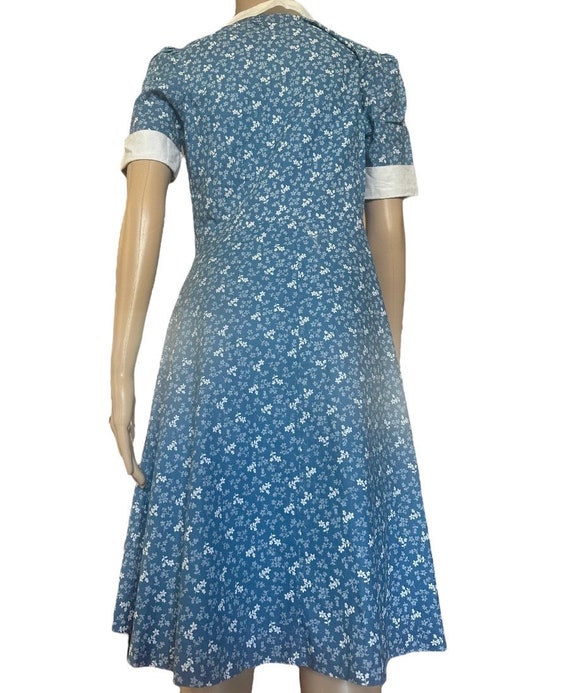 Original 60s dagger collar dress - Devonshire Lady - image 5