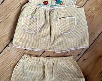 Vintage handmade babies 2 piece