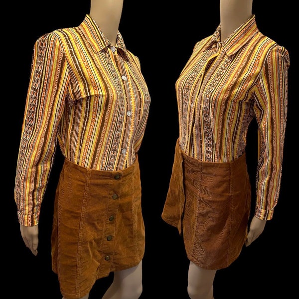 Original 1970s dagger collar shirt