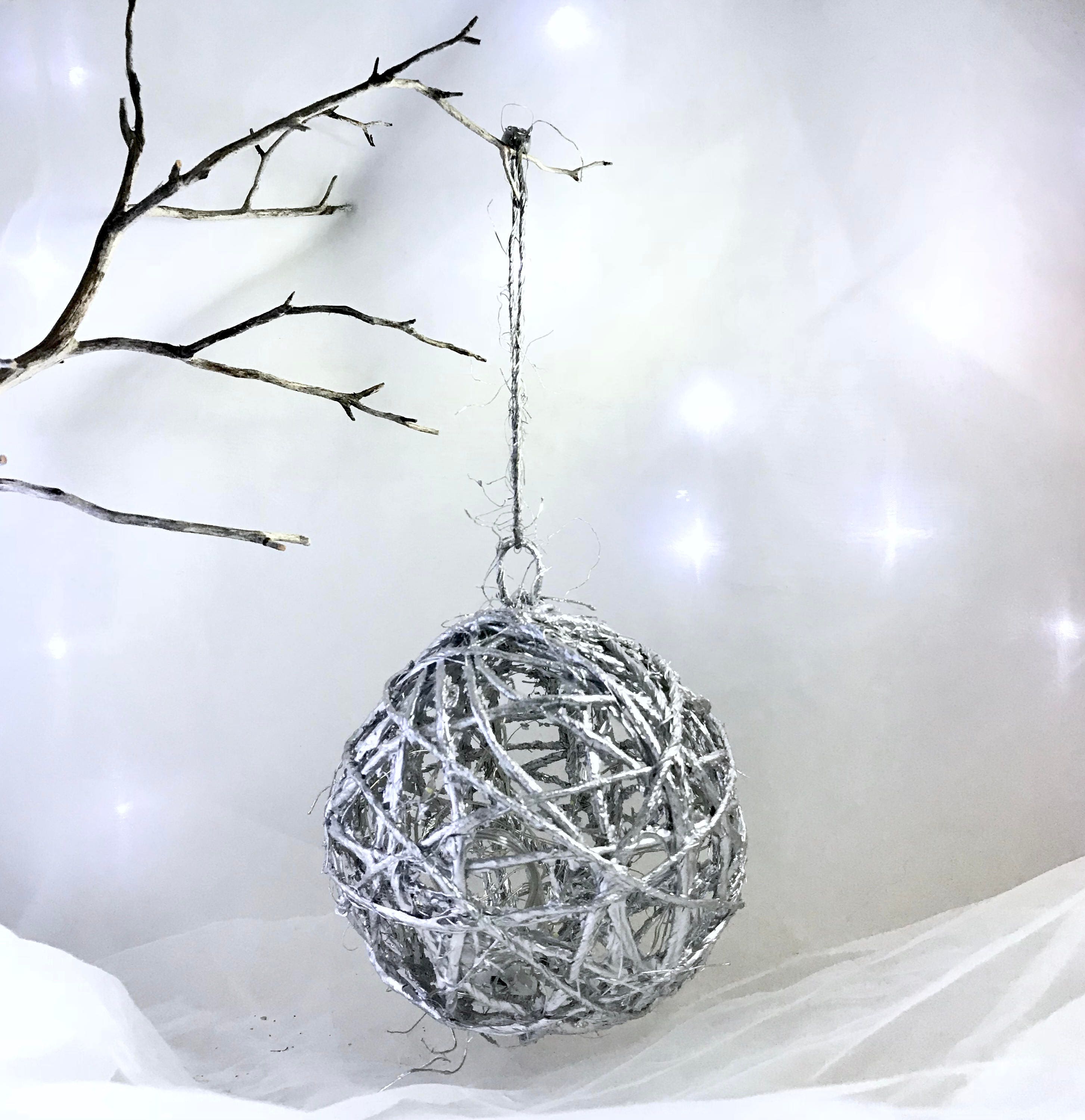 Twine Ball Christmas Ornaments Etsy