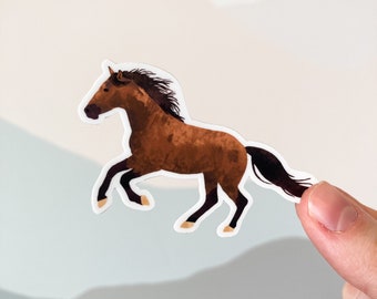 Horse, Horse sticker, animal sticker, 3" sticker, laptop sticker, vinyl sticker, water bottle sticker, digital art sticker, popular sticker