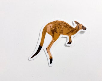 Decal Sticker Kangaroo Figure Australia animal nature travel Top quality vinyl weatherproof X5849
