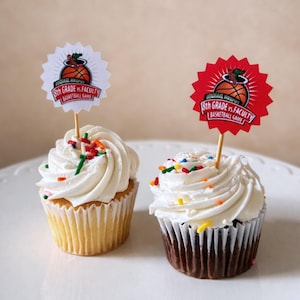 Custom Logo & Graphic Cupcake Toppers – Branded Decor for Corporate Events, School Functions and Celebrations image 11