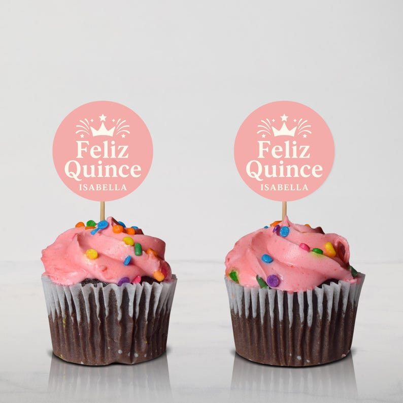 Custom Logo & Graphic Cupcake Toppers – Branded Decor for Corporate Events, School Functions and Celebrations image 10