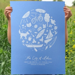 Limited Edition 18x24 Minneapolis Parks Screenprint Poster