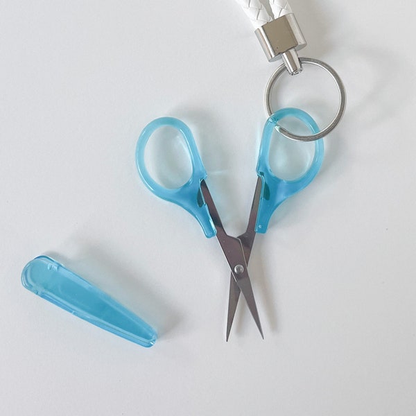 Embroidery Small Travel Scissors + Key Ring