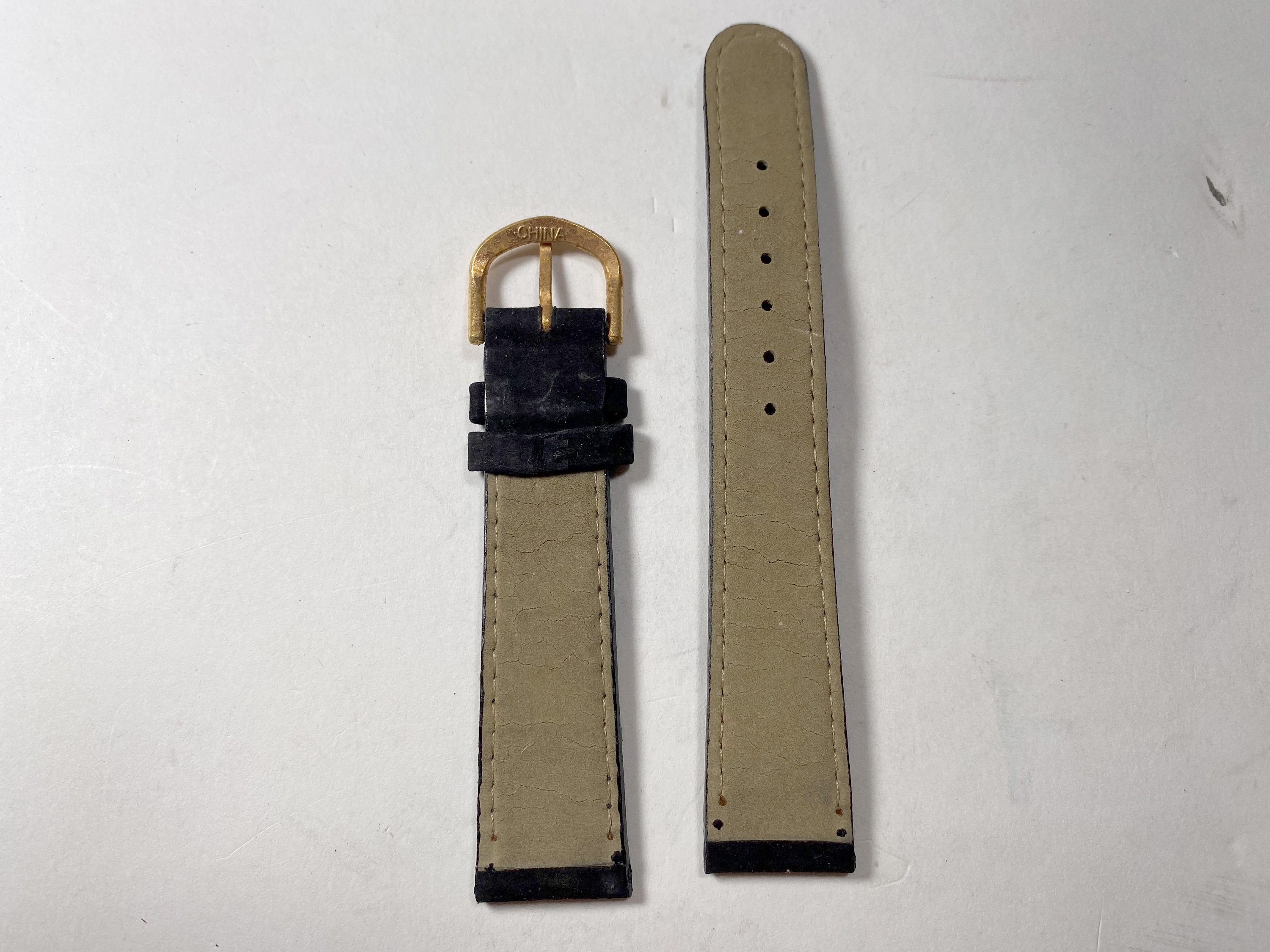 Wholesale Unique Pig Skin Leather 18 mm Watch Band BS1025PU_K0035433