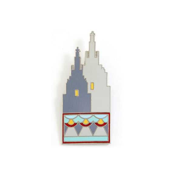 Vintage ACME Studio “San Remo” Enamel Brooch by Architect Robert AM Stern NEW