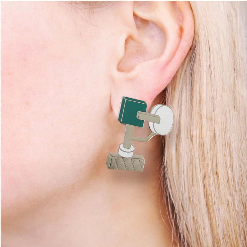 MEMPHIS Designer Beppe Caturegli Gio Earrings by ACME Studio VINTAGE