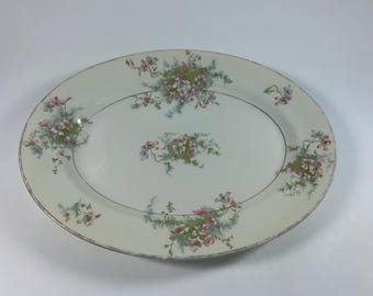 Plato vintage Theodore Haviland NY "Apple Blossom" con pozo