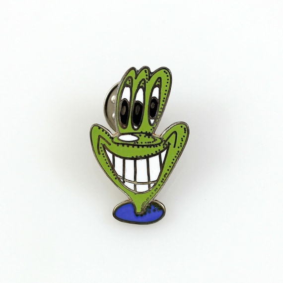 Kenny Scharf "3 Eye Guy" Pin by ACME Studio VINTA… - image 1