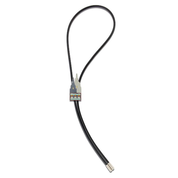 Vintage ACME Studio “San Remo” Enamel Bolo Tie by Architect Robert AM Stern NEW