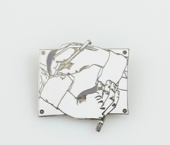 M.C. Escher "Hands" Brooch by ACME Studio