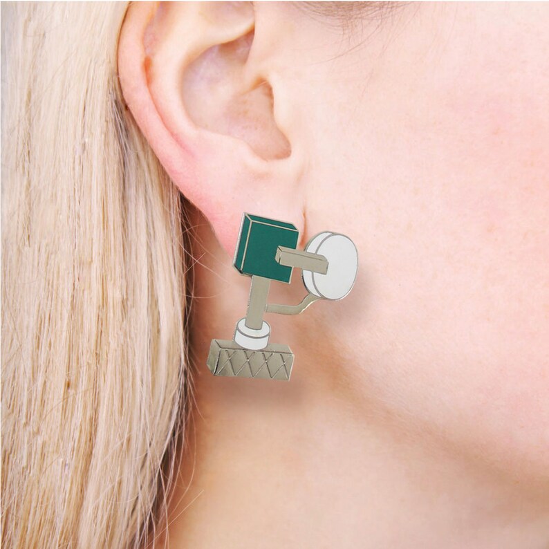 MEMPHIS Designer Beppe Caturegli Gio Earrings by ACME Studio VINTAGE