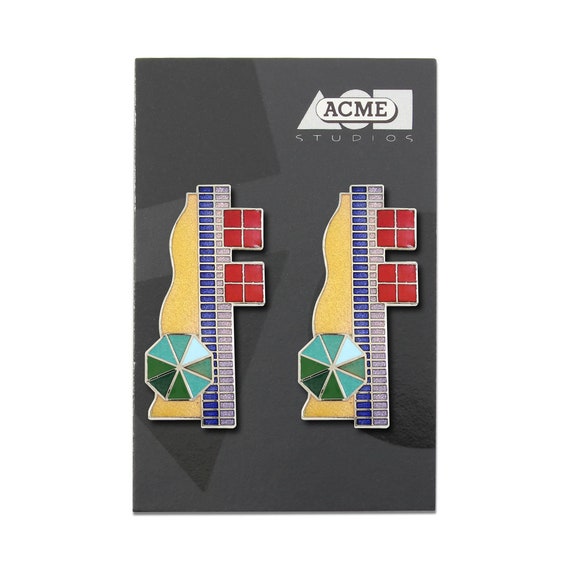 Vintage ACME Studio “Gallery” Earrings by Archite… - image 1