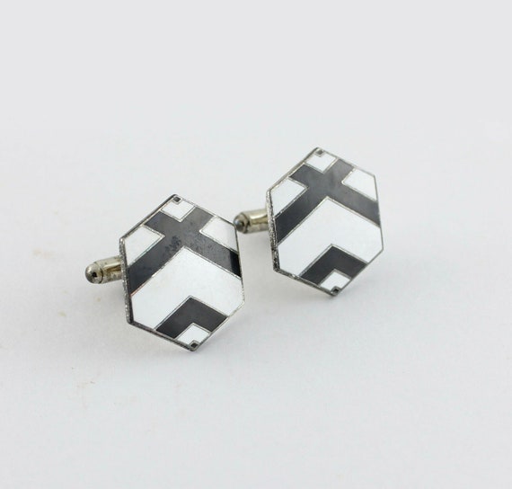 M.C. Escher "Hex" Cufflinks by ACME Studio