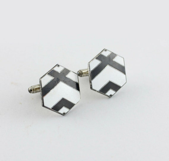 M.C. Escher  "Hex" Cufflinks by ACME Studio - image 1