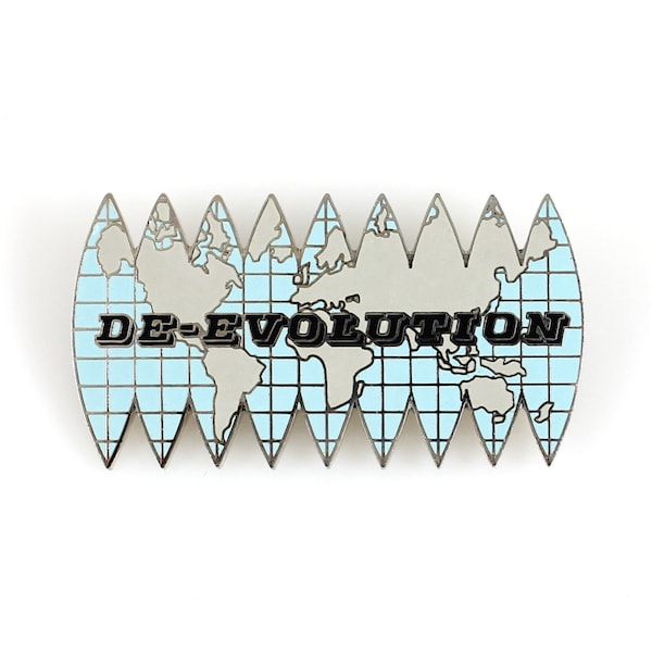 DEVO "De-Evolution" Brooch Pin by Gerry Casale for ACME Studio VINTAGE