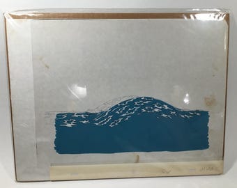 Celda de animación pintada a mano ANIMALES de Noé Animador de Disney Shamus Culhane AGUA