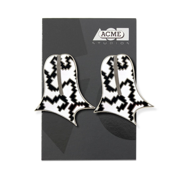 Vintage ACME Studio “Leaf” Earrings by Architect … - image 1