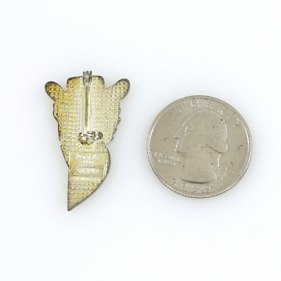 Frank Lloyd Wright Enamel Charicature Lapel Pin b… - image 2