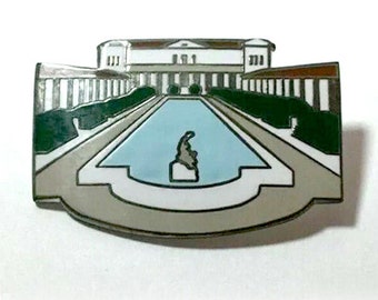 ACME Studio Malibu J. Paul Getty Museum Sterling Silver Brooch Lapel Pin