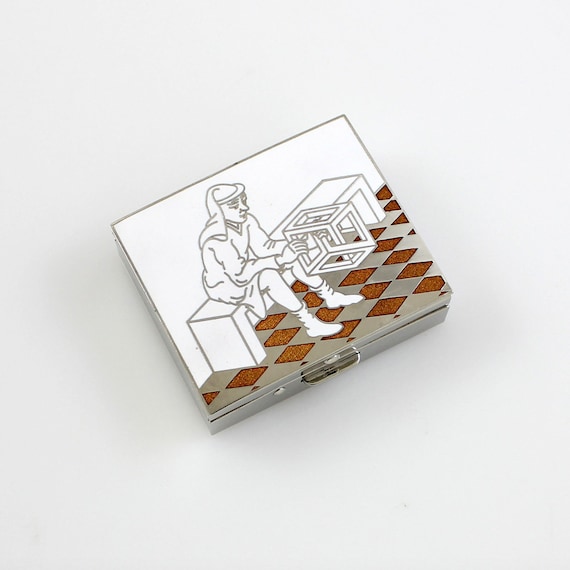 M.C. Escher "Impossible Box" Pill Box by ACME Stu