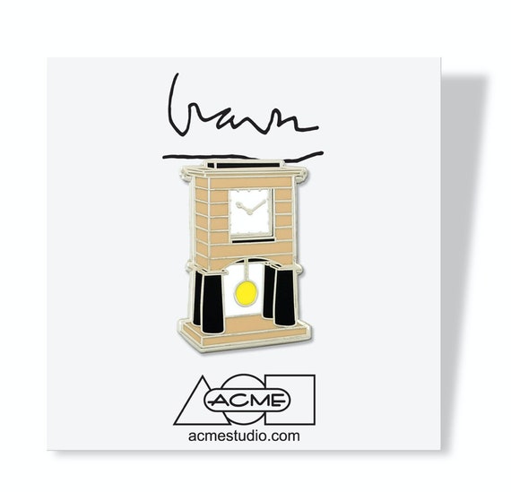 Michael Graves "Alessi Clock" Pin by ACME Studio